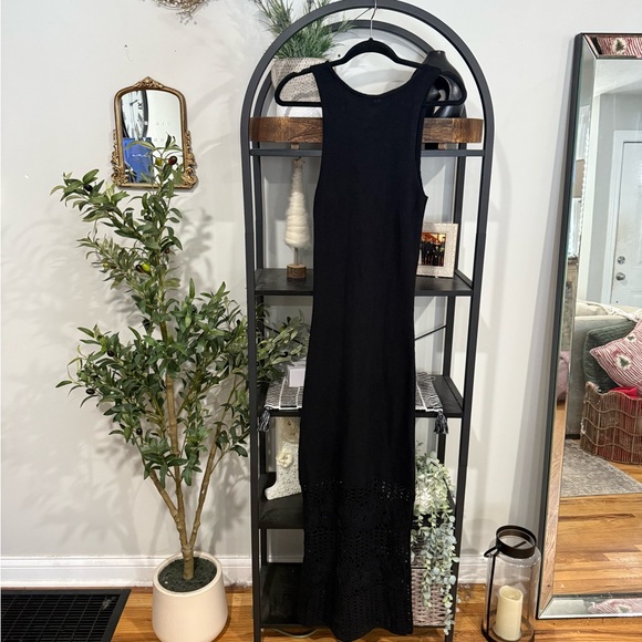 Pink Lily Dresses & Skirts - Pink Lily Black Knit Maxi Dress size small